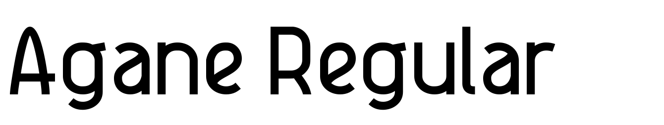 Agane Regular